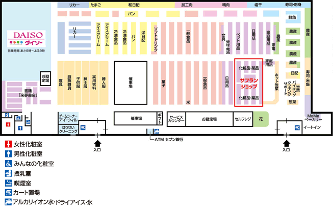 売場レイアウト図